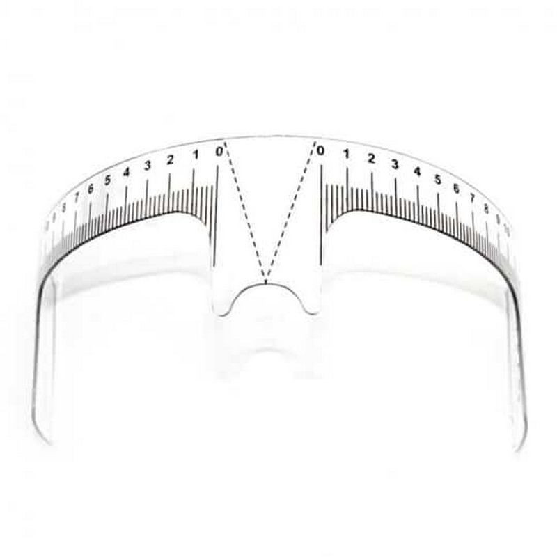 Règle en plastique PMU Sourcils