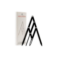 Règle compas noir PMU Sourcils MIAOPERA
