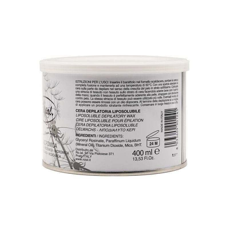 Pot de cire ROIAL 400ml - Micromica Pot de cire ROIAL 400ml - Micromica