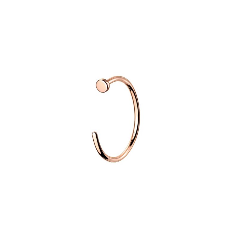 Bijoux piercing Anneau ouvert Or Rose 316L - Piercing de qualité