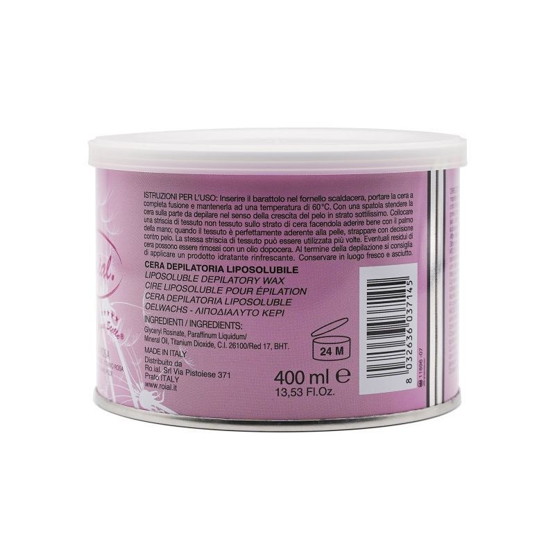 Pot de cire ROIAL 400ml - Pink Titanium Pot de cire ROIAL 400ml - Pink Titanium