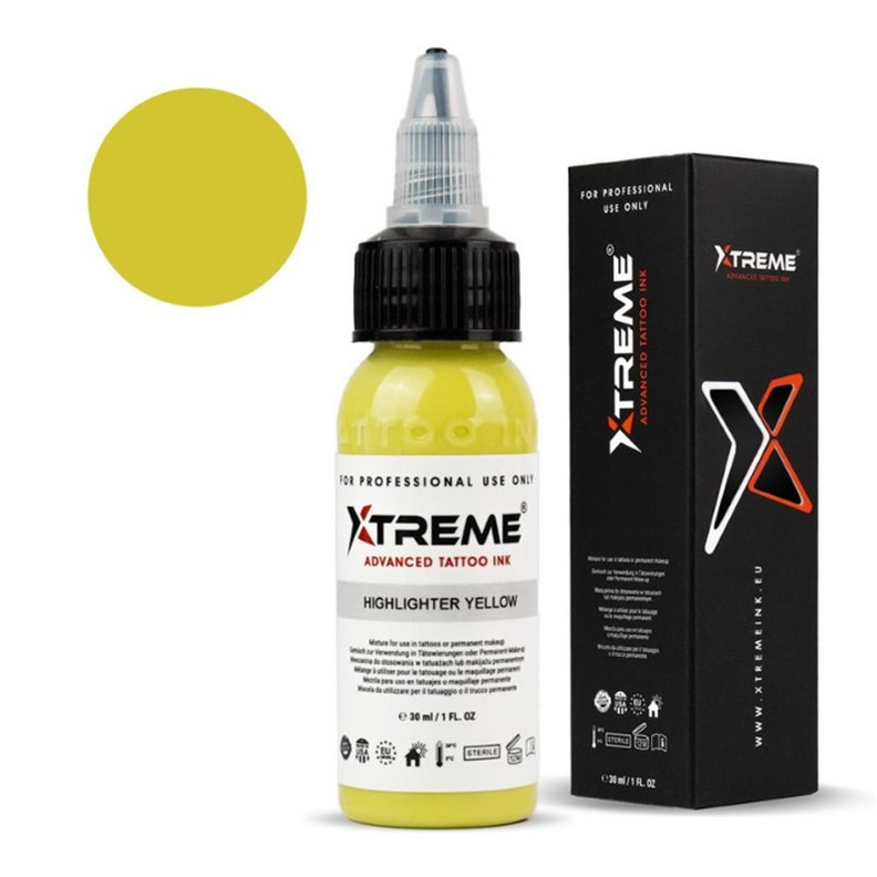 Encre Xtreme Ink Highlighter Yellow 30ML